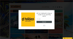 Desktop Screenshot of gtholidays.in