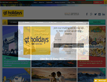 Tablet Screenshot of gtholidays.in